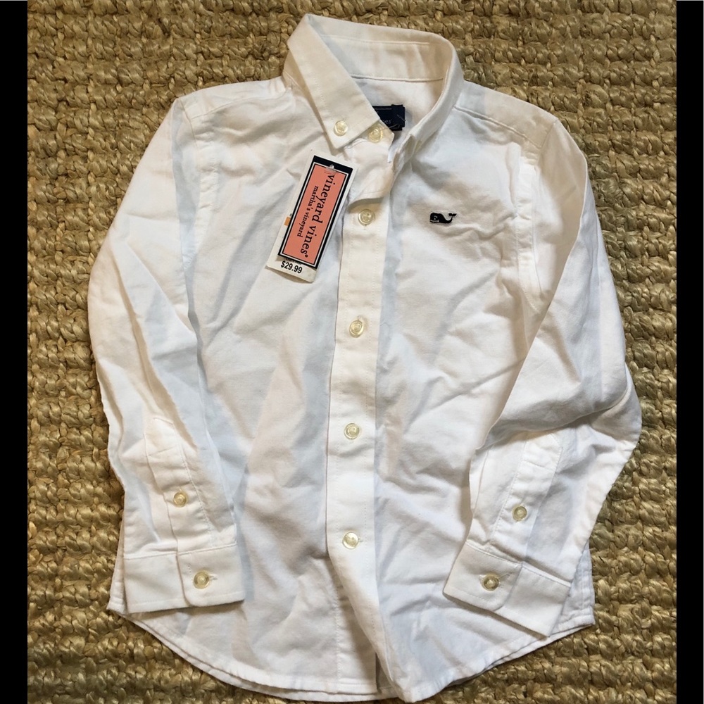 NWT Vineyard Vines Boys Oxford Shirt